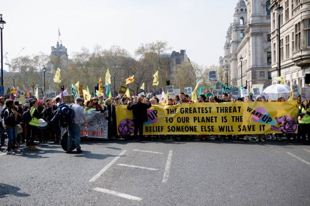 London, United Kingdom, 15th April 2019:- Extinction Rebellion P