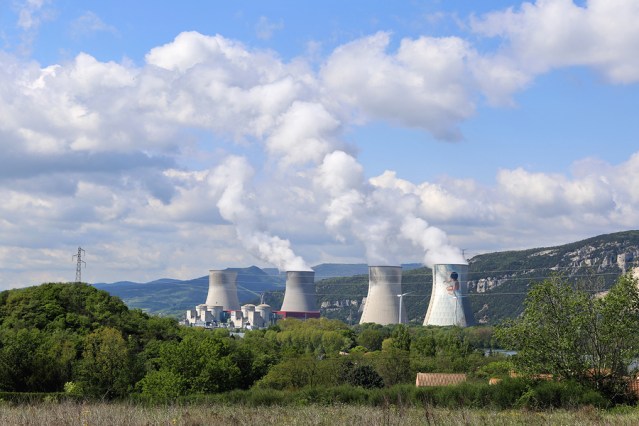 French, Nuclear Power Plant In The Mountains