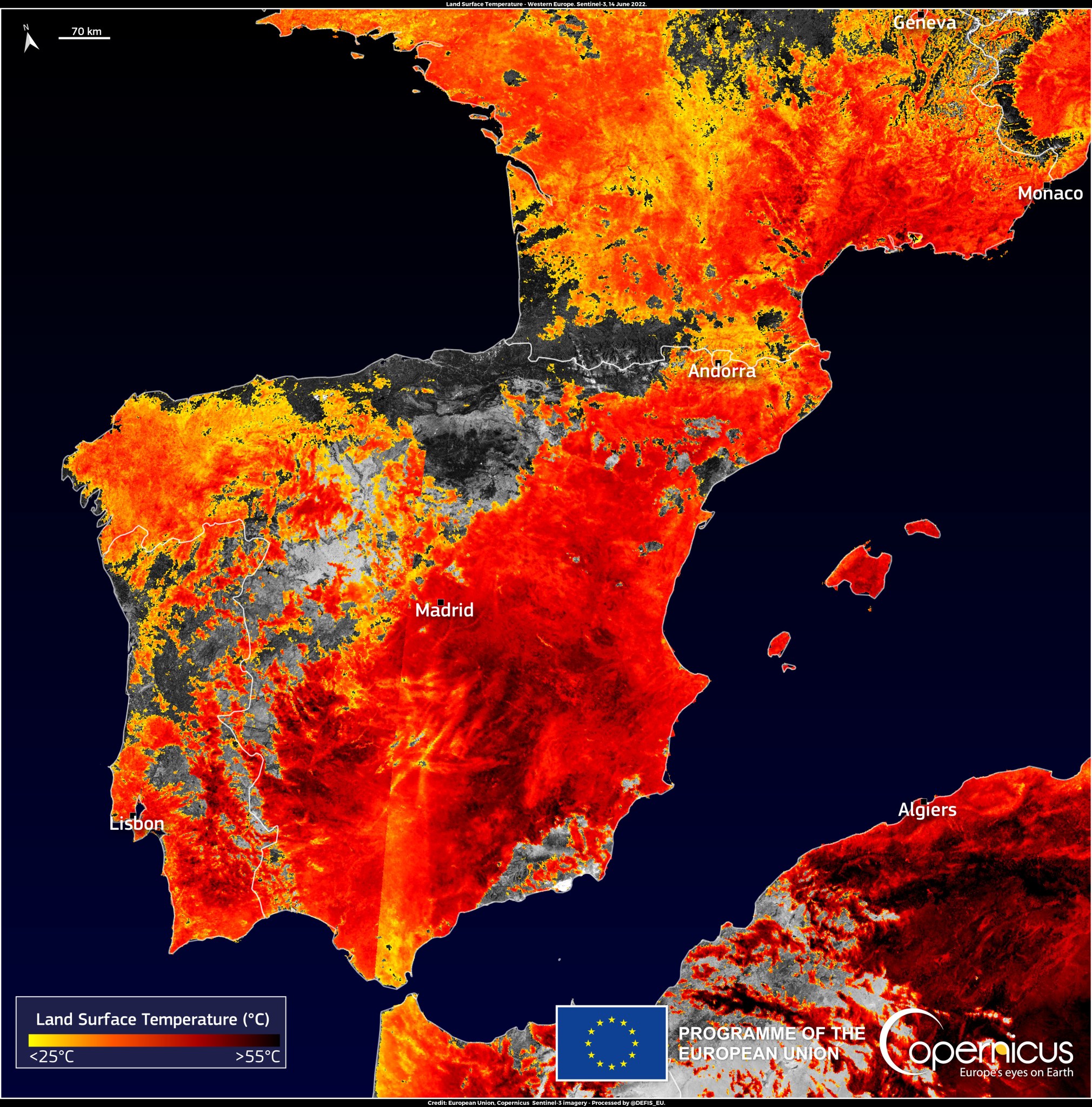 Spain breaks all-time temperature records in unprecedented July