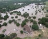 Aerial footage shows the devastation caused by the Texas July floods.