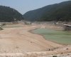 The impacts of Lebanon's dry conditions are evident at the Mseilha Dam in Batroun, Lebanon.
