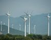 A windfarm, near La Ventosa, Oaxaca, in southern Mexico, owned by the state-owned utility company FEC.