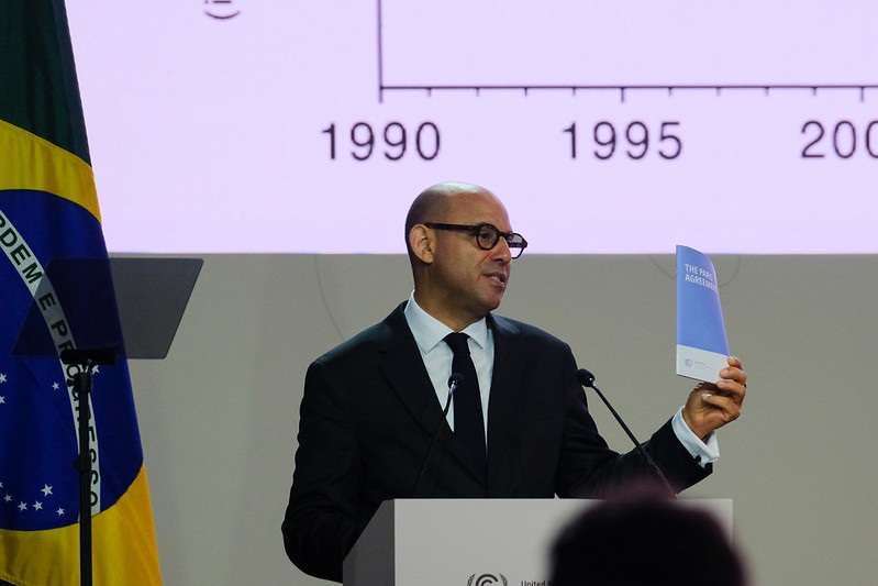 UN Climate Change Executive Secretary Simon Stiell during the opening plenary.