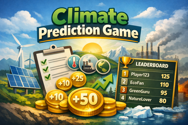 AI generated visualisation of our prediction game.