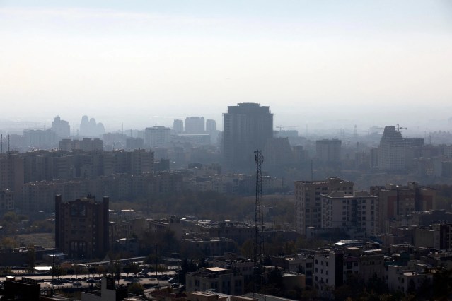 Smog in Tehran on the 3rd of December 2025.