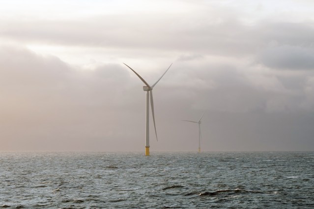 A UK offshore wind farm.