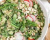 Image of Sara Ecklin's asparagus quinoa salad.