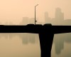 Dust warning in Seoul, South Korea in 2025.
