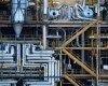 A carbon capture facility.